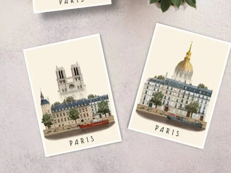 Carte postale A6 Paris V - Martin Schwartz