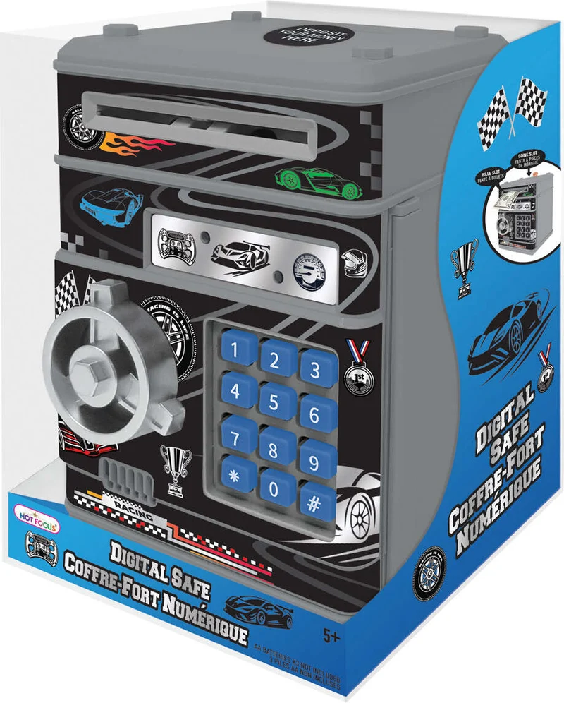 Hot Focus Race Cars Digital Safe