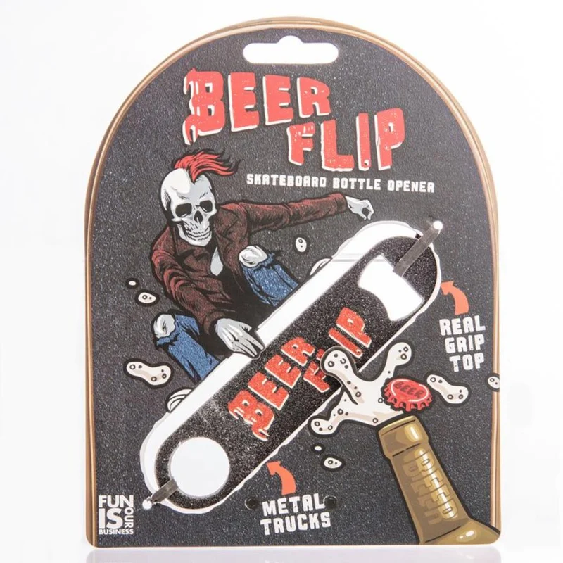 'Bones' Beerflip Skateboard Bottle Opener