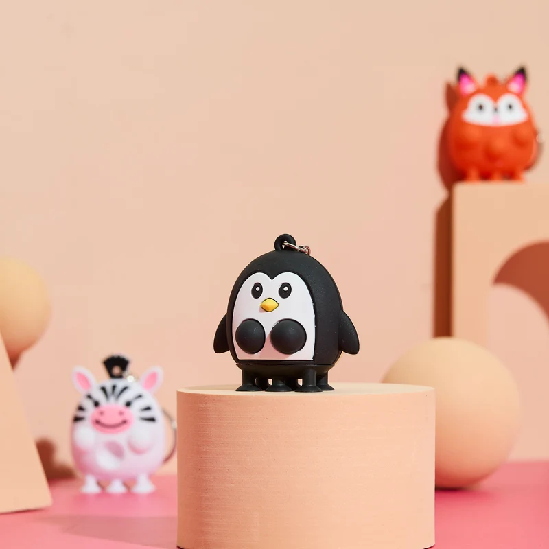 BLIND BOX PORTE CLES ANIMAUX ANTI STRESS