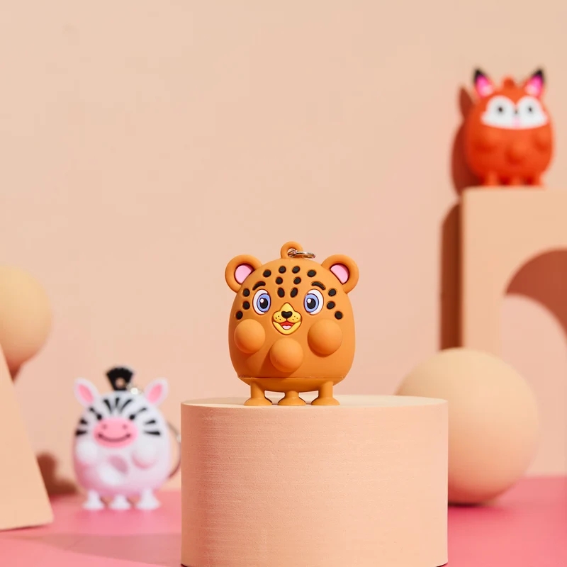BLIND BOX PORTE CLES ANIMAUX ANTI STRESS
