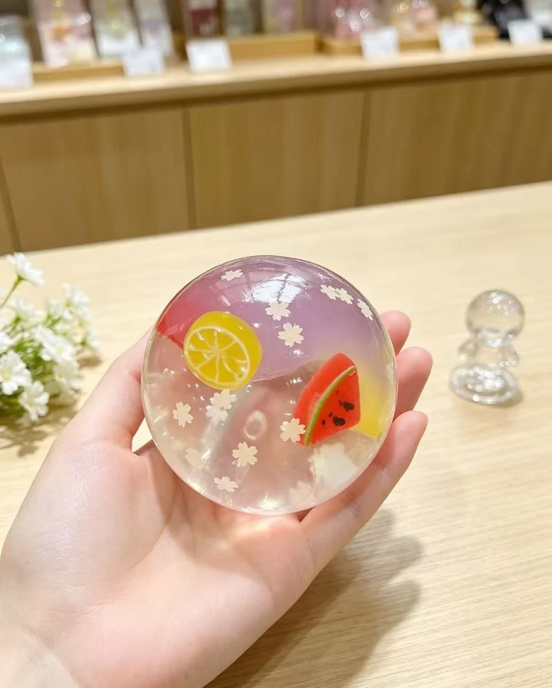 Fruit Squishy Ball Fidget Toy(Bounces Back)