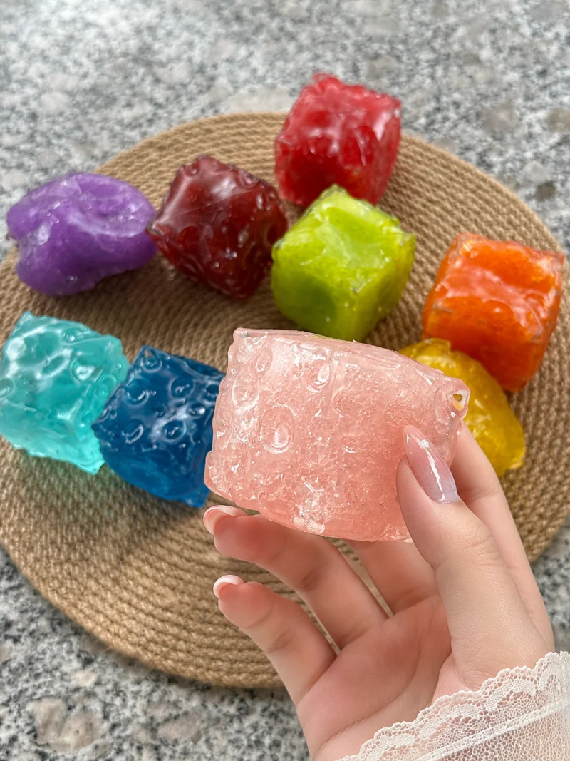 Slushy Cheese Squishy (Zero bounce-back) Squish Fidget Toy