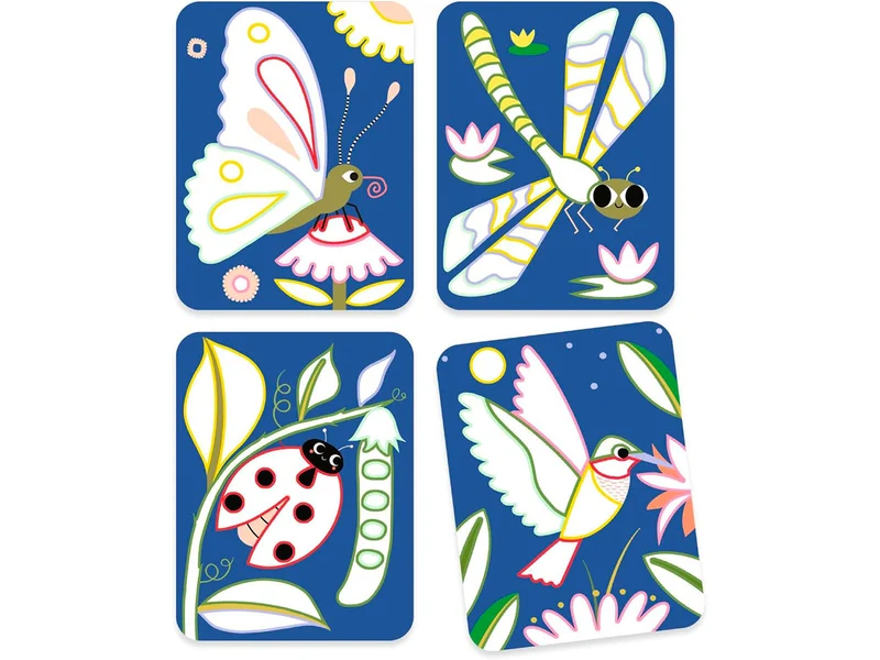 Coffret peinture à la palette - Les petites bêtes - Djeco