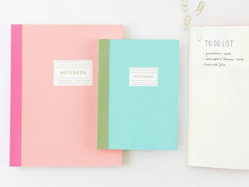 Carnet de notes Rico Design A5 Rose poudré - 80 pages