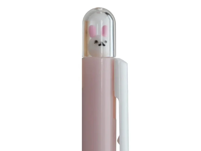 Stylo encre gel Cute Capsule - 0,7 mm encre noire - coloris aléatoire
