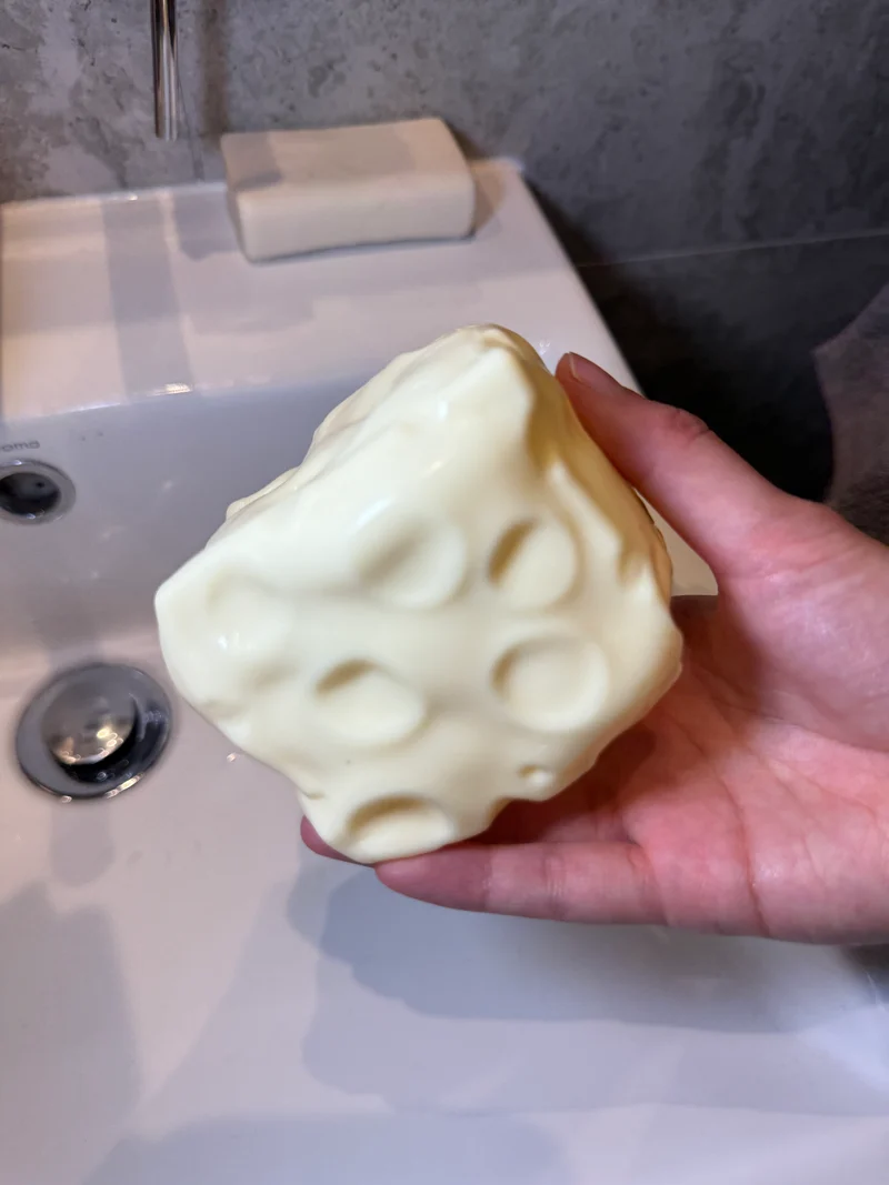 Large Cheese Squishy Fill (Zero bounce-back) Squish Fidget Toy