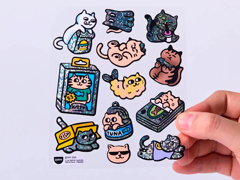 Fabulous Stickers Big - Kitty - OMY