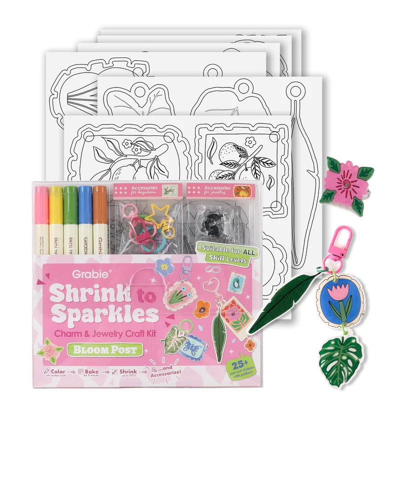 Grabie Bloom Post DIY Shrink Art Craft Kit