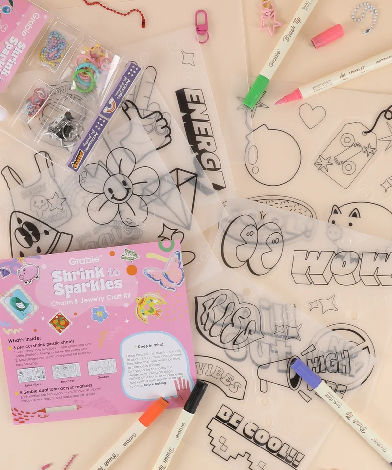 Grabie Bloom Post DIY Shrink Art Craft Kit