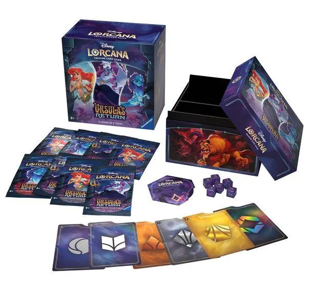 Disney Lorcana Ursula's Return Illumineer's Trove - Le retour d'Ursula trésor de l'Illuminateur