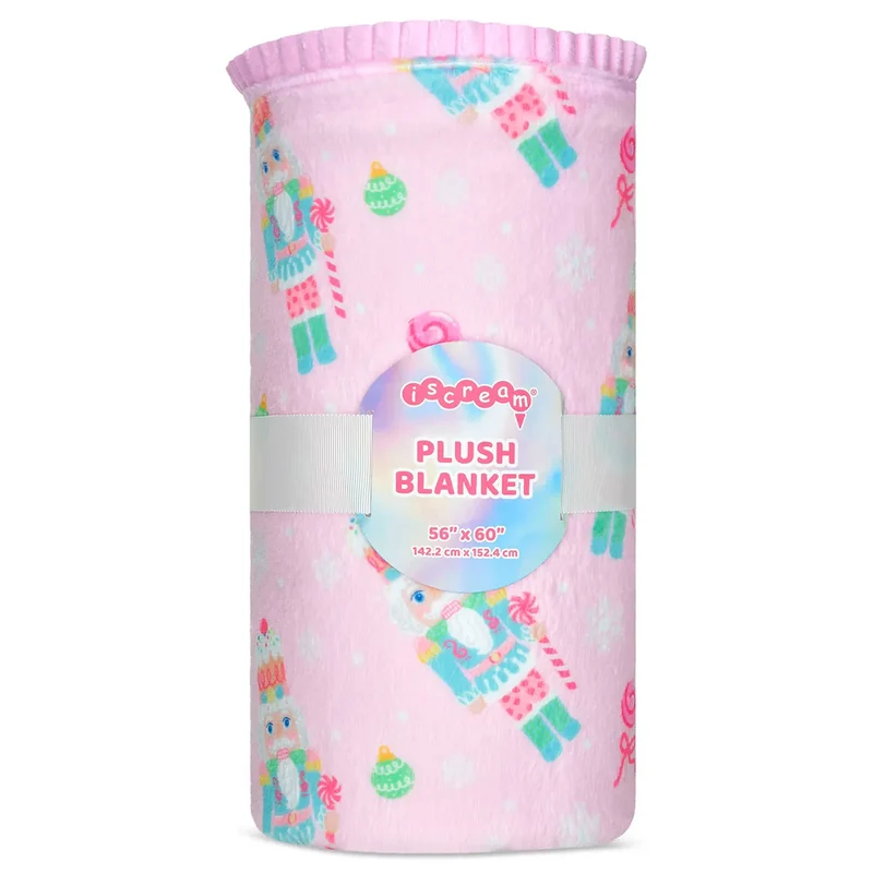 Nutcracker Treat Plush Blanket by Iscream