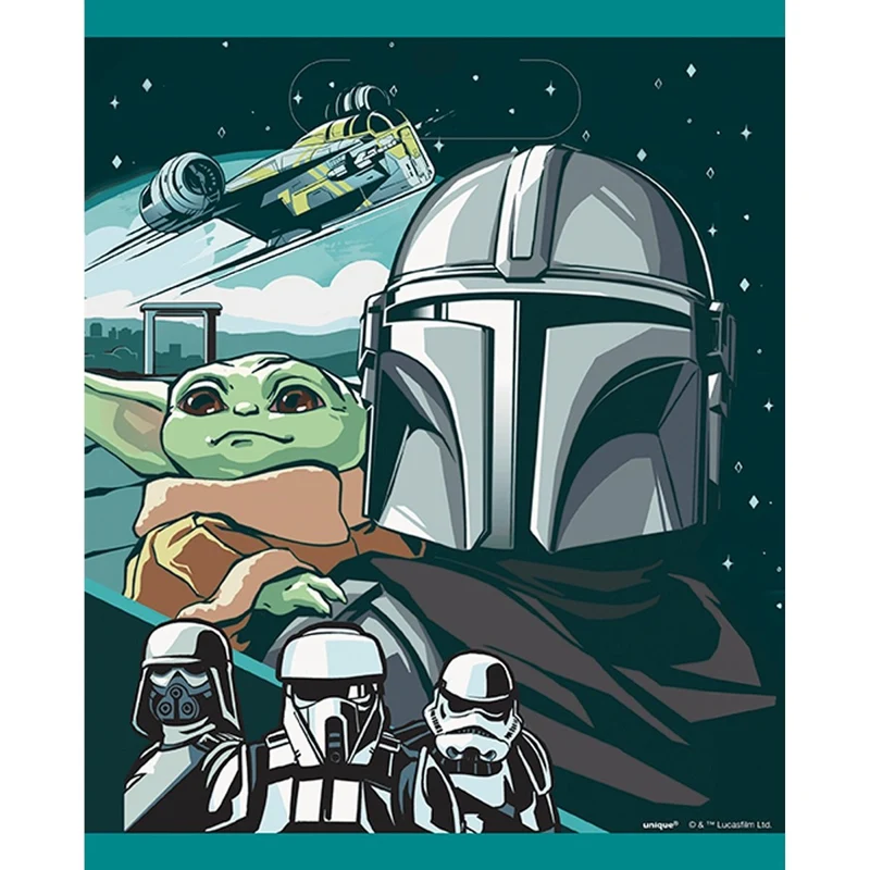 Star Wars: The Mandalorian and Grogu Birthday Favour Bags, 8 Count