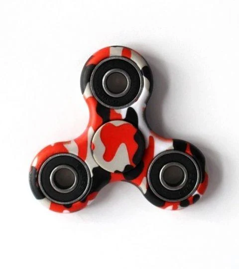 Fidget Hand Spinners Camouflage (Red/Rouge)