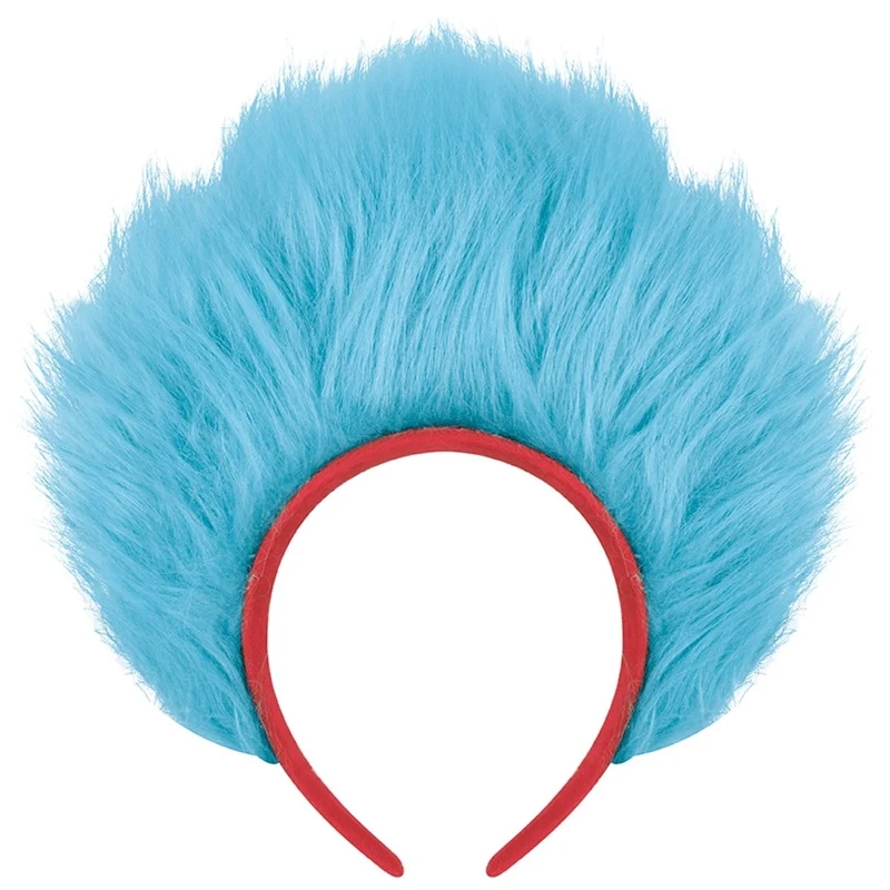 Cat In the Hat Birthday Party Fabric Headband, 1 Count
