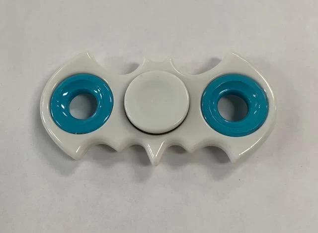 Fidget Spinner DC Batman (White/Blue - Blanc/Bleu)