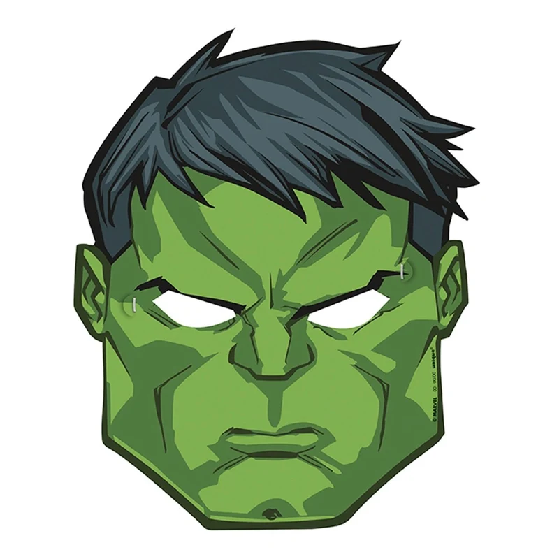 Marvel Avengers Birthday Party Masks, 8 Count