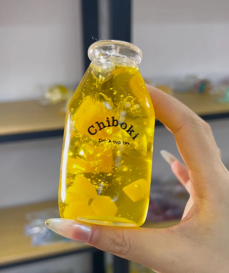 Mango Squishy Bottle Fidget Toy