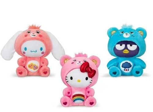 Hello Kitty Care Bear Plush - Peluche (Blue Cloud Grumpy/Nuage bleu grognon)