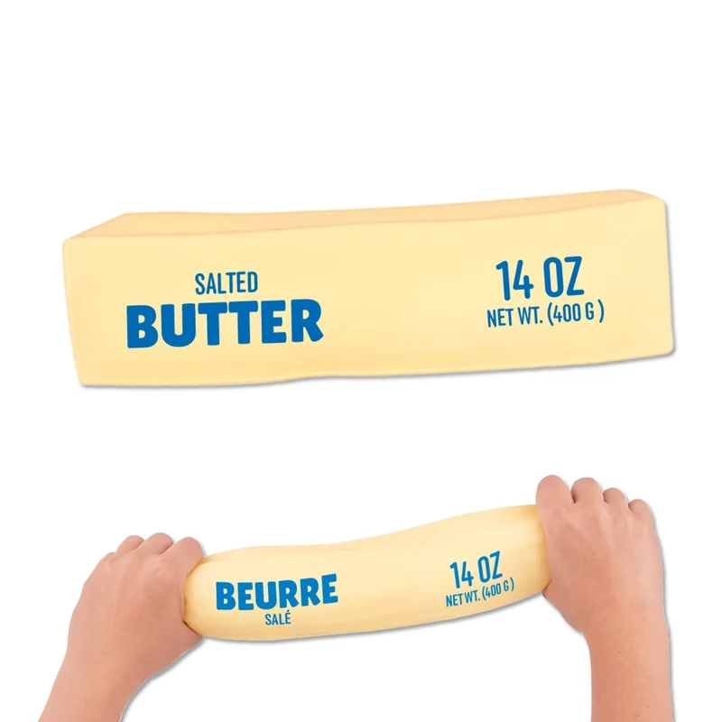 Oh My Squish Jumbo Salted Butter Squishy Toy, 1 Count