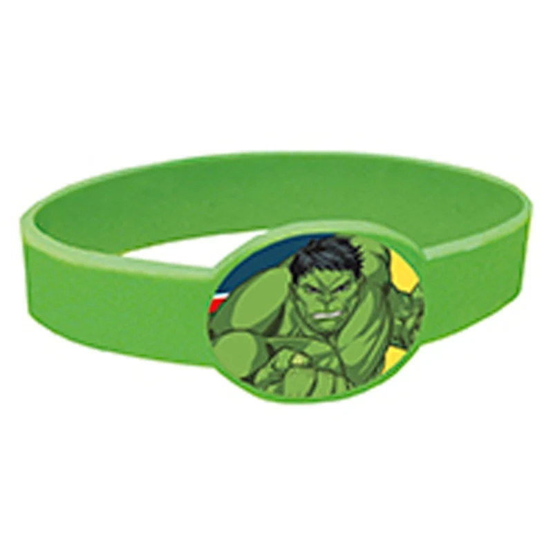 Marvel Avengers Birthday Party Stretchy Bracelets, 4 Count
