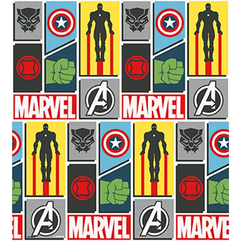 Marvel Avengers Birthday Party Gift Wrap Roll, 30 x 60 Inches, 1 Count