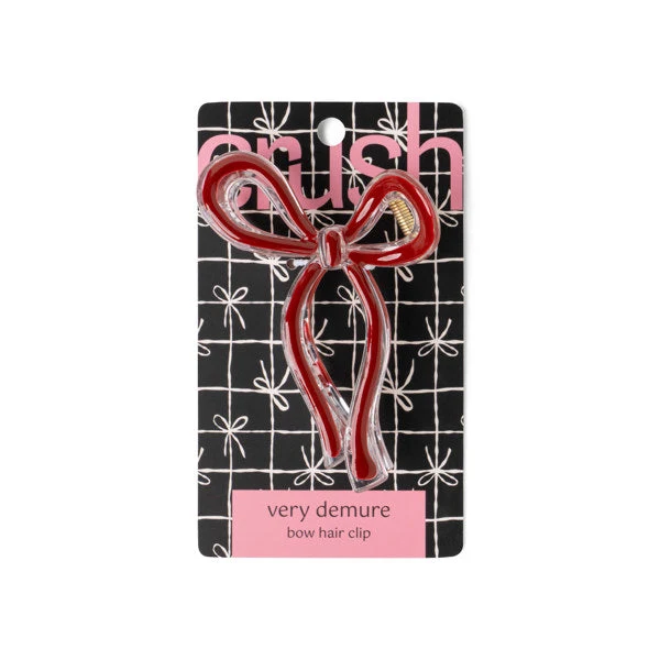 Crush Very Demure Bow Hair Clip