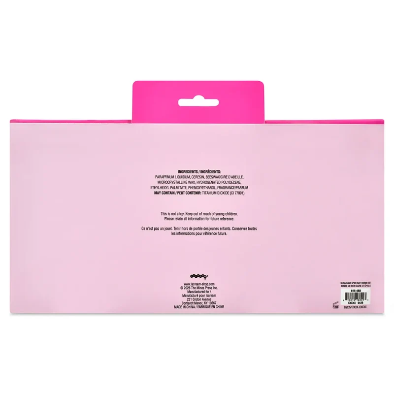 Sugar And Spice Bath Bomb Set by Iscream