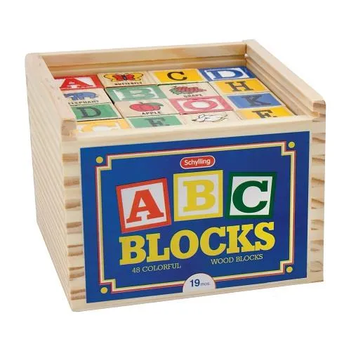Alphabet Wooden Blocks/Blocs en bois de l'alphabet