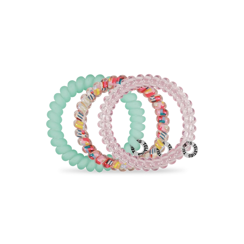 TELETIES Spring Splash Small Hair Ties