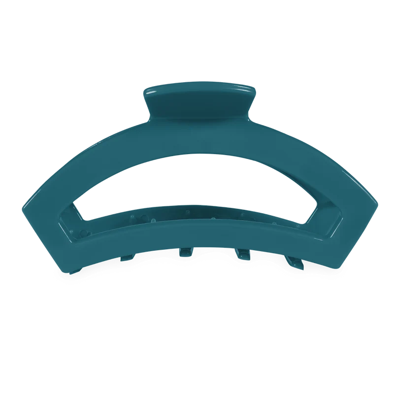 TELETIES Open Teal With It Large Hair Clip