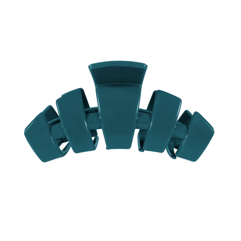 TELETIES Teal With It Medium Claw Clip