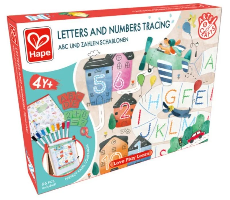 Hape Letters and Numbers Tracing - Traçage Lettres et chiffres