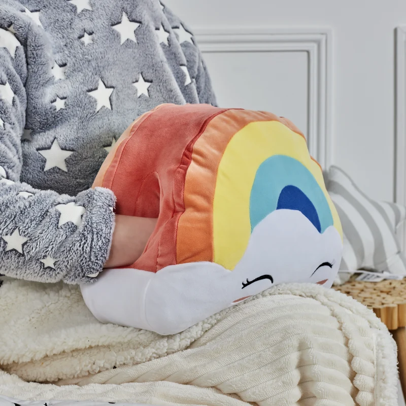PELUCHE MANCHON ARC EN CIEL KAWAII