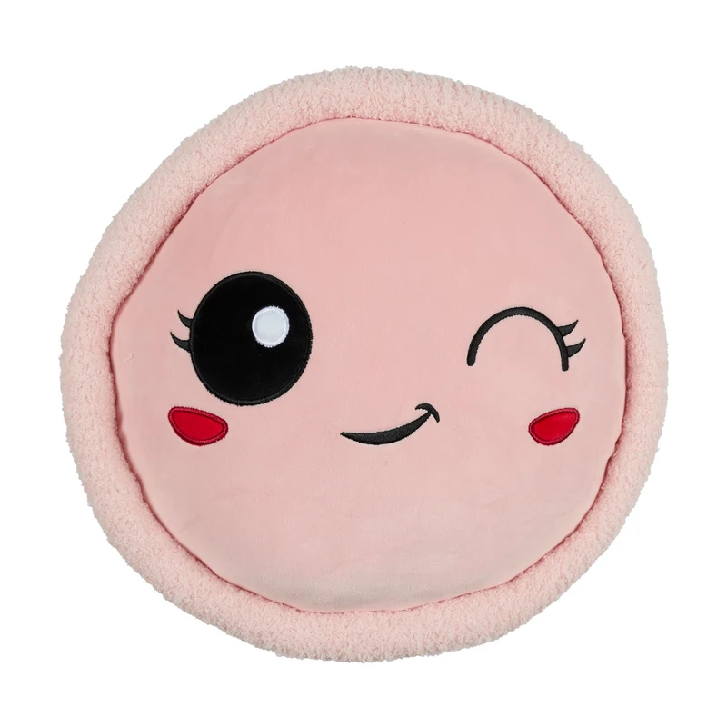 PELUCHE MACARON ROSE KAWAII