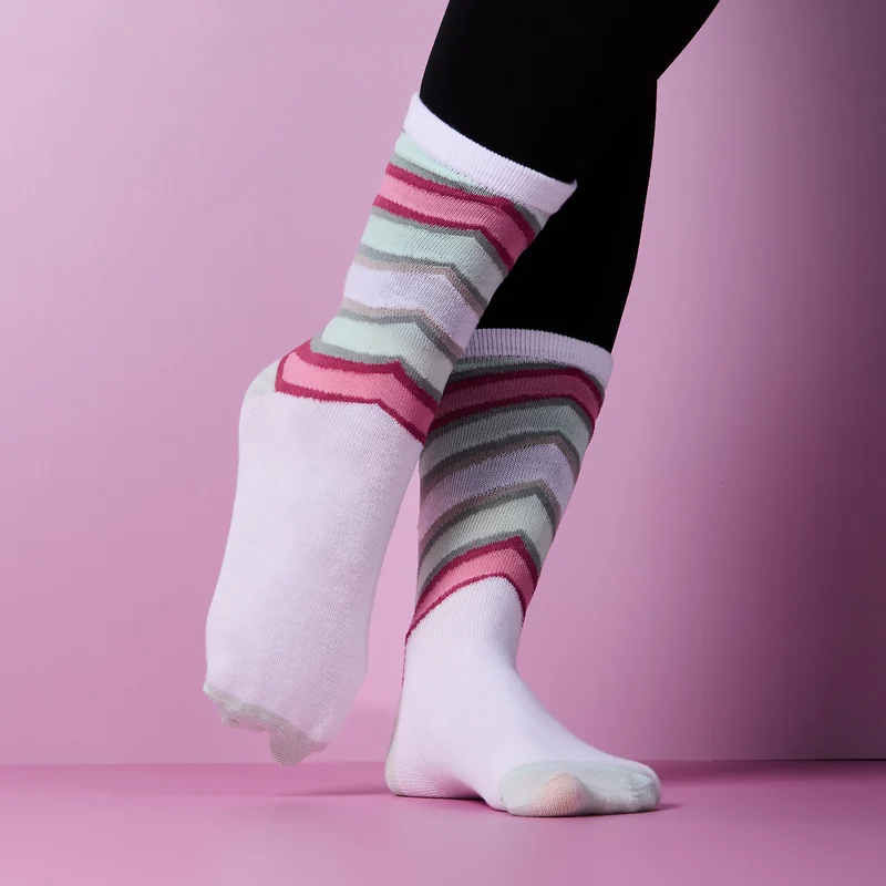 CHAUSSETTES BONBON GUIMAUVE 36-40
