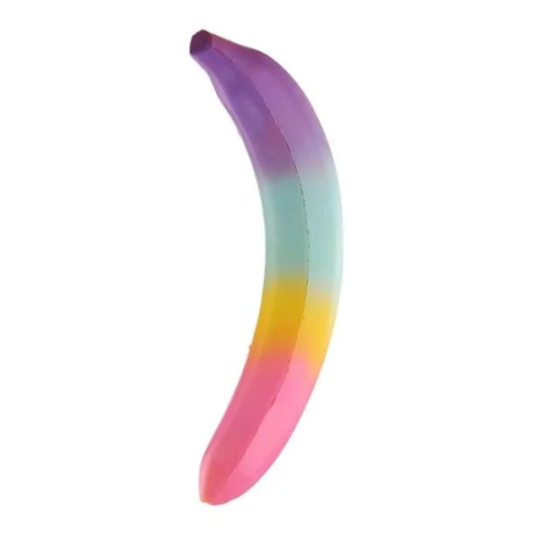 Squishy Banane Géant Multicolore