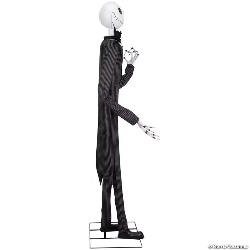 Animated Deluxe Jack Skellington, Nightmare Before Christmas, Halloween Decoration, 78 Inches, 1 Count