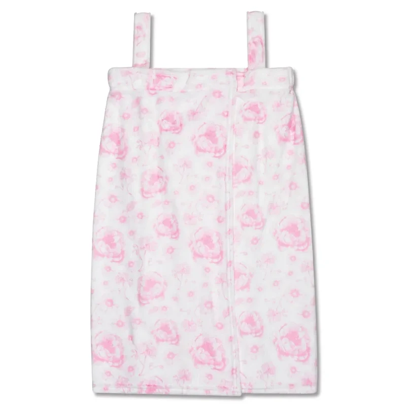 Pretty Pink Toile Spa Wrap by Iscream