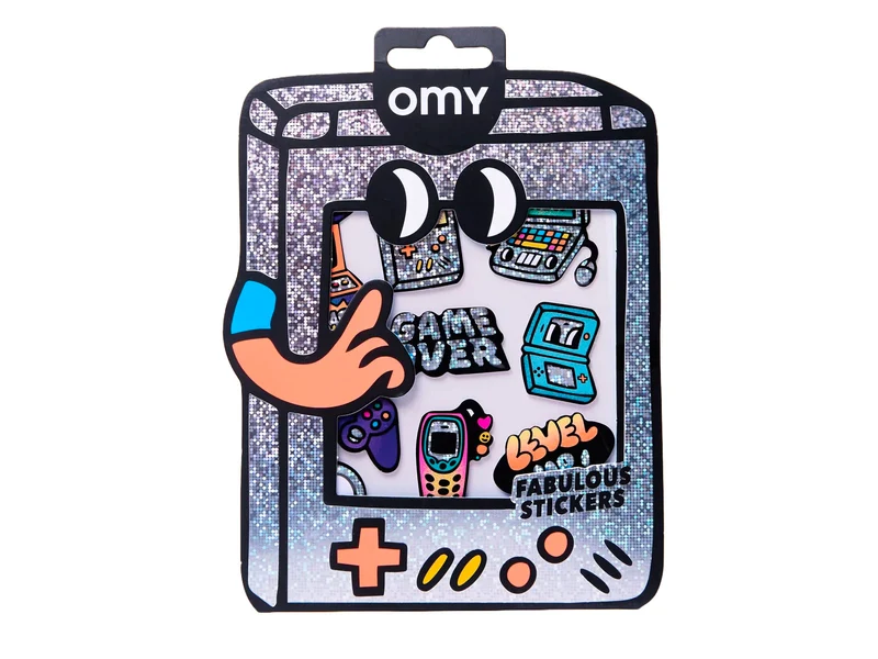 Fabulous Stickers Big - Video Game - OMY