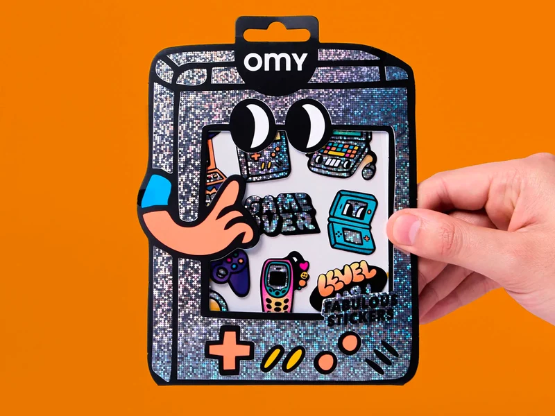 Fabulous Stickers Big - Video Game - OMY