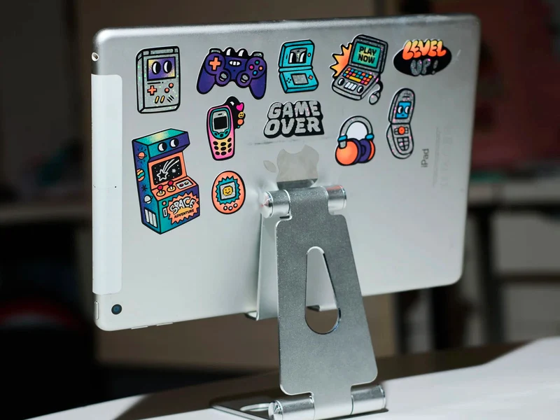 Fabulous Stickers Big - Video Game - OMY