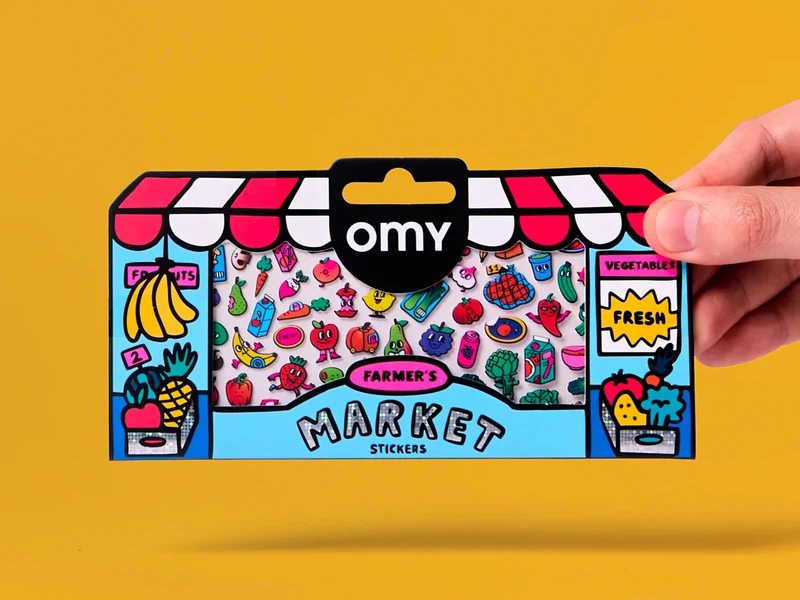 Fabulous Stickers Boutique - Farmer's Market - OMY