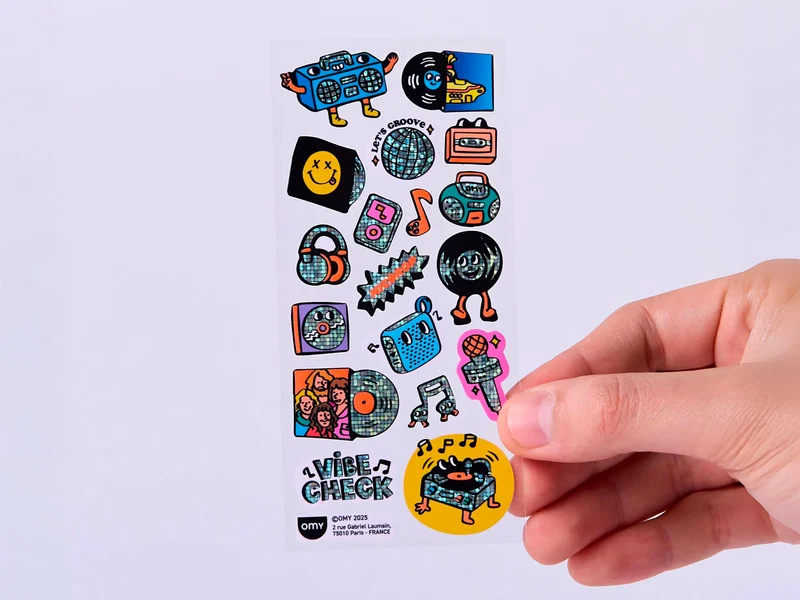 Fabulous Stickers Iconic - Music - OMY