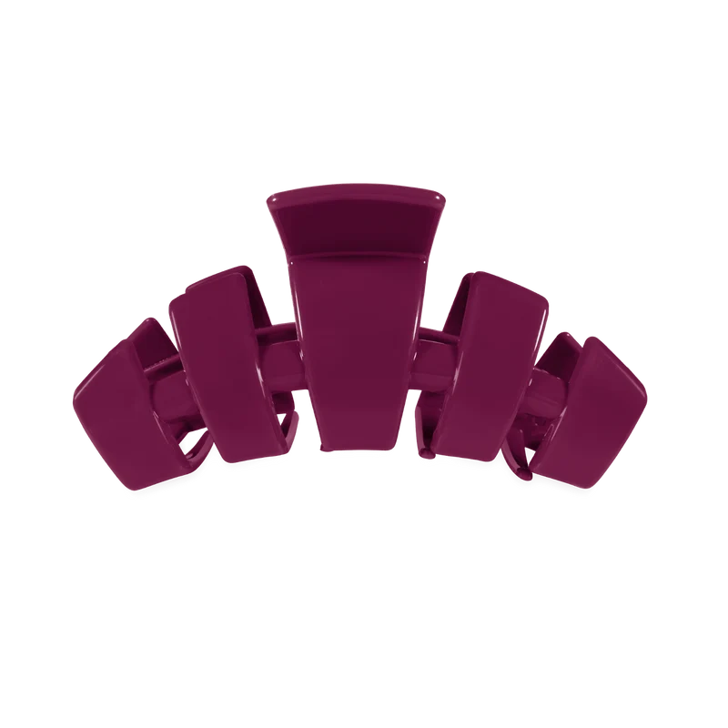TELETIES Classic Mulberry Medium Claw Clip