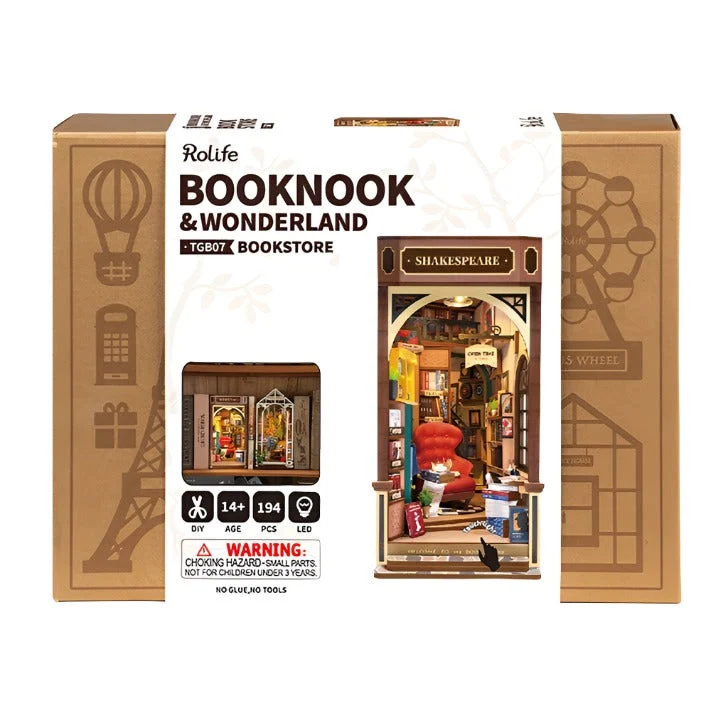 Bookstore Book Nook & Wonderland DIY Craft Kit