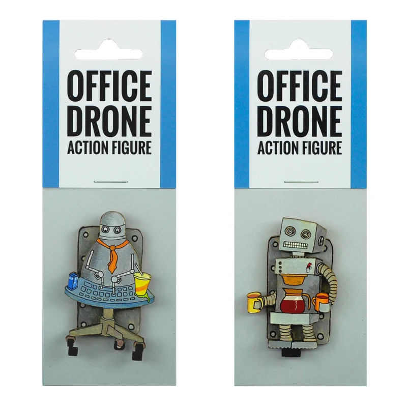 Office Drone Action Figure