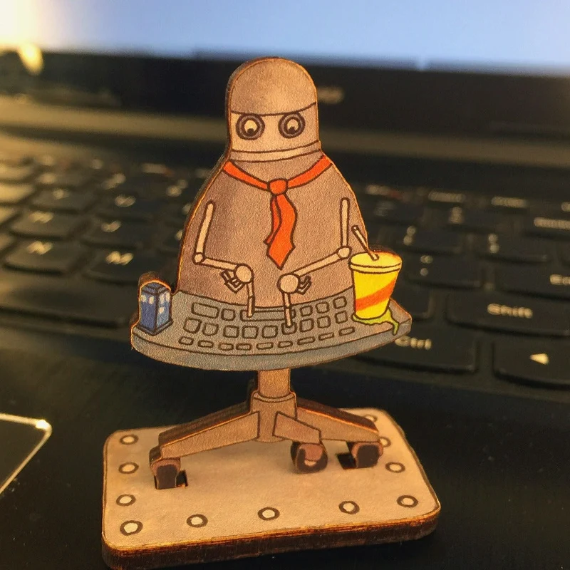 Office Drone Action Figure