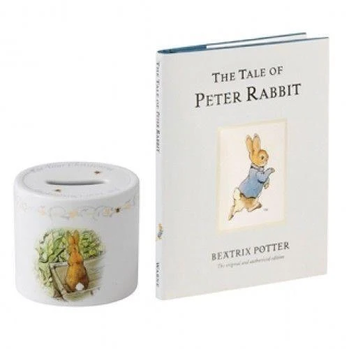 Peter Rabbit Piggy Bank and Book / Tirelire et livre