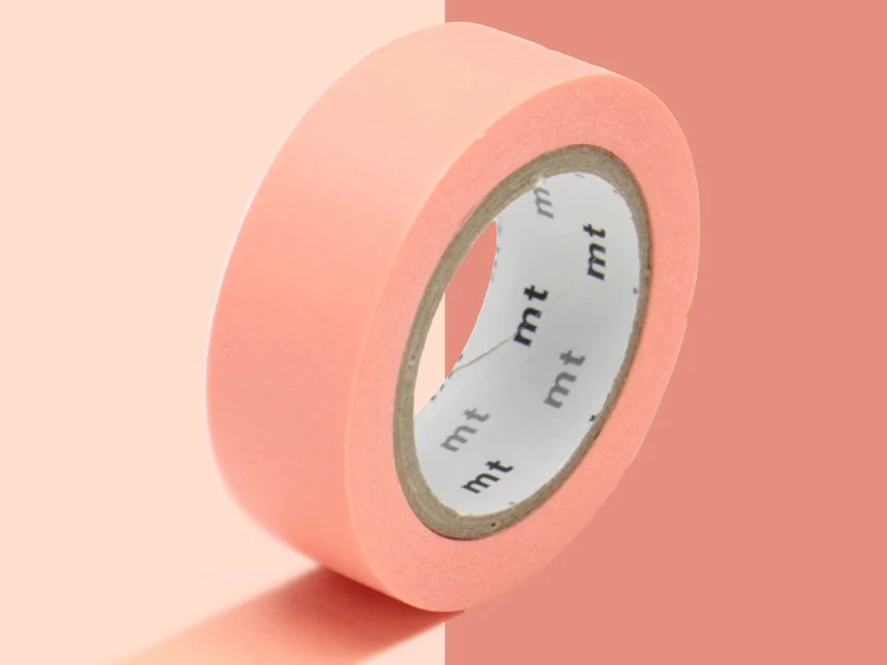 Masking tape uni - Rose saumon